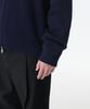 Musinsa Standard Cotton Collared Knit Zip-Up [Navy]