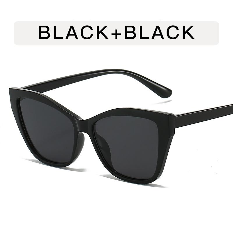 European American Sunglasses Women Vintage Stylish Cat Eye Shape Outdoor Sun Glasses Travelling Driving Sunglass Women