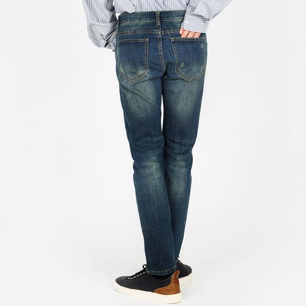 Jeans for Men Both Sides Waist Band Denim Pants Korea Fashion