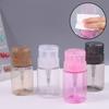Plastic Pump Dispenser Bottle Empty Makeup Remover Bottle Refillable Bottles  For Nail Polish