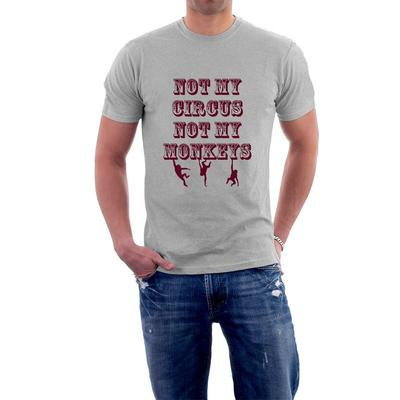 Nicht mein Zirkus Nicht meine Affen T-Shirt Retro Protest Politik T-Shirt von Sillytees