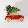 Christmas Enamel Tree Car Brooch for Women Unisex Rhinestone Plant Vehicle Pins Banquet Party Backpack Gifts Jewelry Accessories