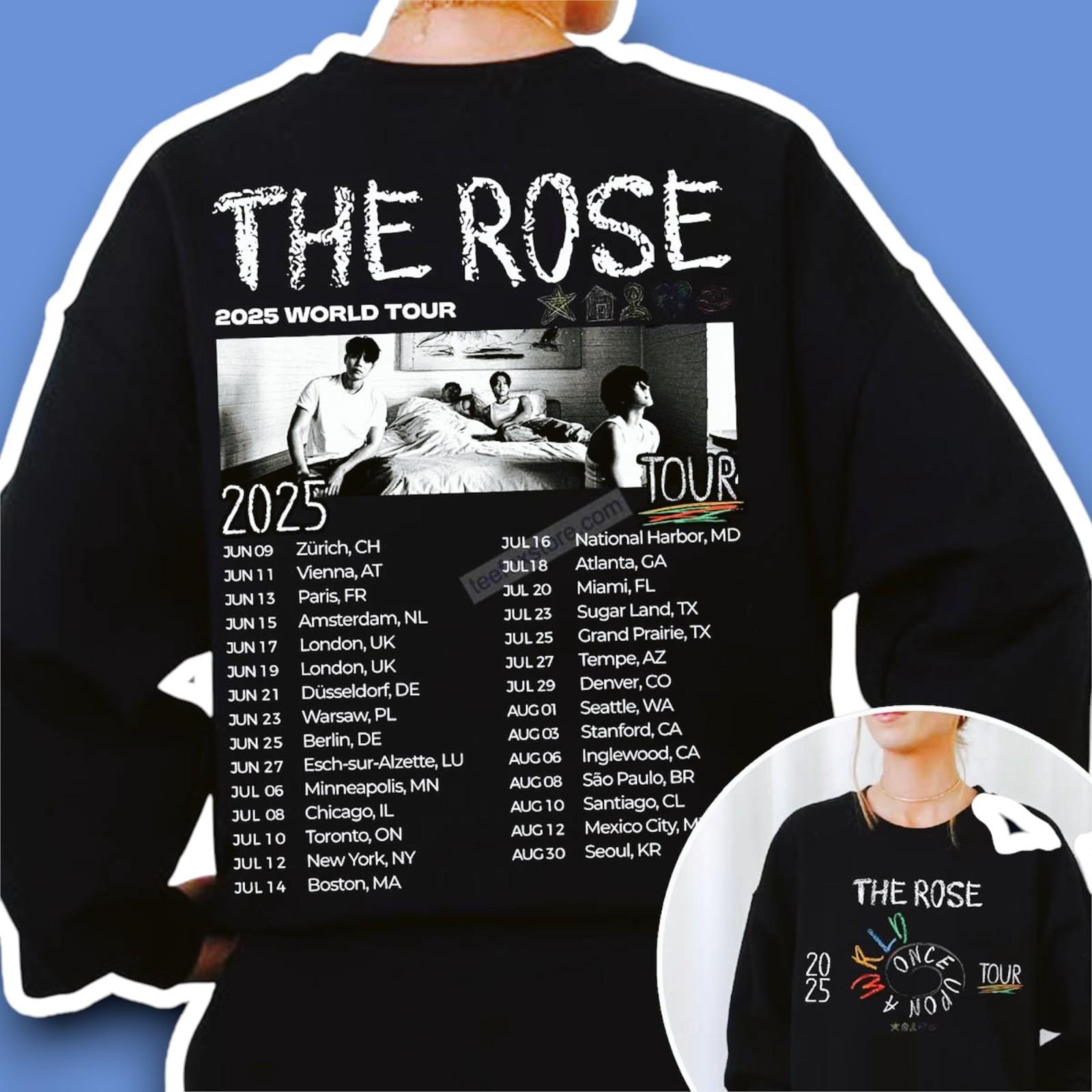 RARE!! The Rose Once Upon AWRLD World Tour 2026 Music Shirt Sweatshirt All Size XXL