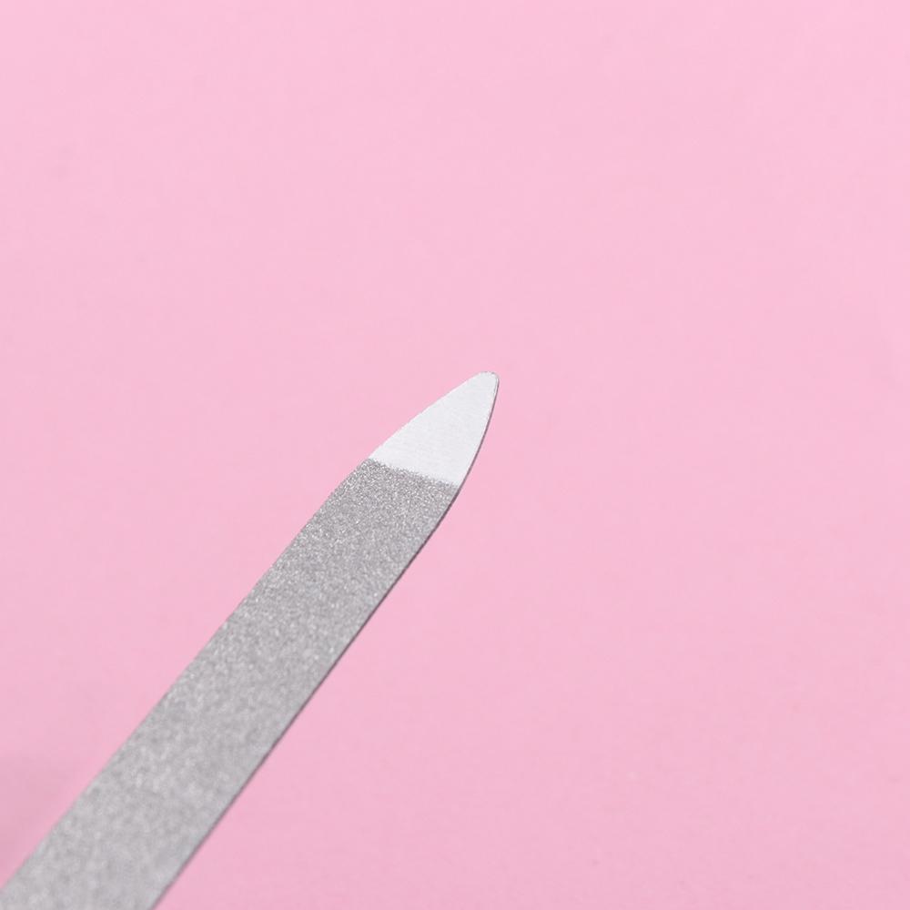 Stainless Cuticle Remover Durable Smoothing Dead Skin Clippers Double Sided Nail Polishing Strip Nail Trimming Tool