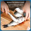 Fish Scale Remover Set Stainless Steel Fish Scale Seafood Scraper Sawtooth Easily Remove for Chef and Home Cooks Fish Cleaning