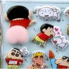 New Thick Soft Cute Butt Pinch Stress Relief Sticker, Crayon Shinchan Three-dimensional Foam Decorative Sticker