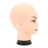 Female Bald Mannequin Head PVC for Wigs Training Making Hat Eyeglasses Display Professional Cosmetol