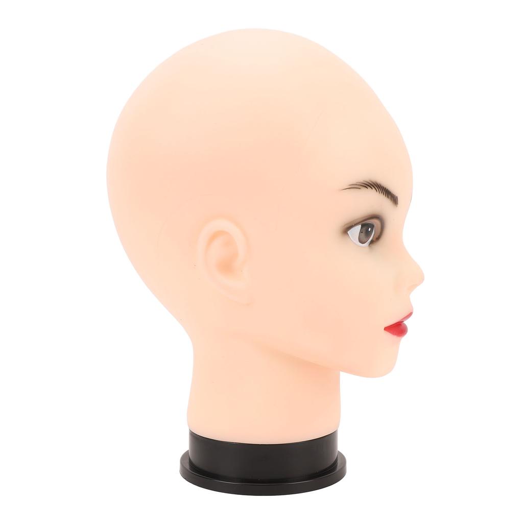 Weibliche Glatze Mannequin Kopf PVC für Perücken Ausbildung Herstellung Hut Brillen Display Professionelle Cosmetol