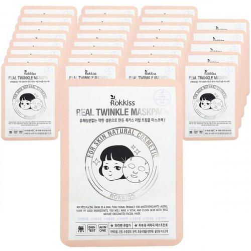Lockeys Weak Acid Real Twinkle Mask Pack (30 Sheets) none
