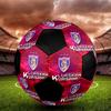 SIZE 5 Johor DT Soccer Ball Colorful All Ages Machine Stitched PVC Competition Ready Durable High-Bounce