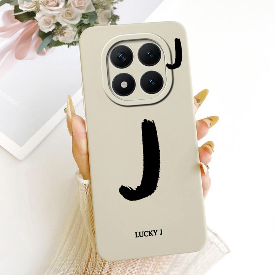 New Fashion Letter Phone Case For Xiaomi Redmi Note 15 Pro Plus Soft Silicone Cases For Redmi Note 15 Pro 5G 15Pro+ Cover Bumper