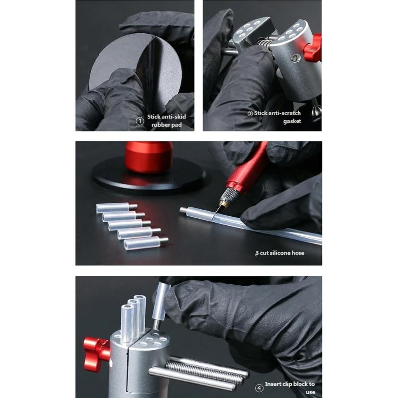 Adjustable Handheld Mini Vise Fixture Adjustable Vise Tool for Model Making Accessories Model Accessories