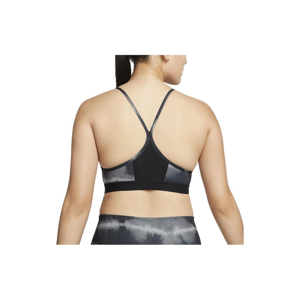 Nike Dri-FIT Indy Allover Print Low-Intensity Support Sports Bra Women Underwear Black DM0558-010