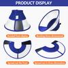 Pet Recovery Collar for Dogs After Surgery Adjustable Dog Neck Cone Surgical Elizabeth E-Collar Prevent Biting and Licking Wound