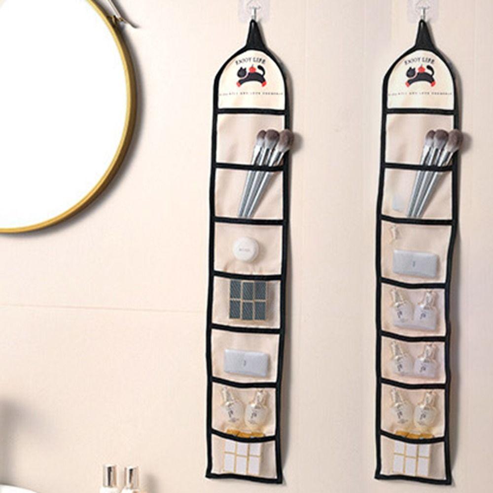 Wall Mounted Underwear Storage Hanging Bag Foldable Mesh Storage Bag Wardrobe