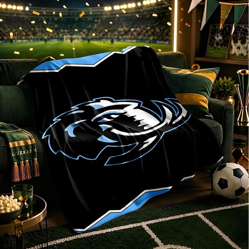 Mammoth Hockey Throws Blanket Flannel Blankets Plush for Couch Bed Gifts for Men Women Travel Picnic Blanket Christmas Fan Gifts