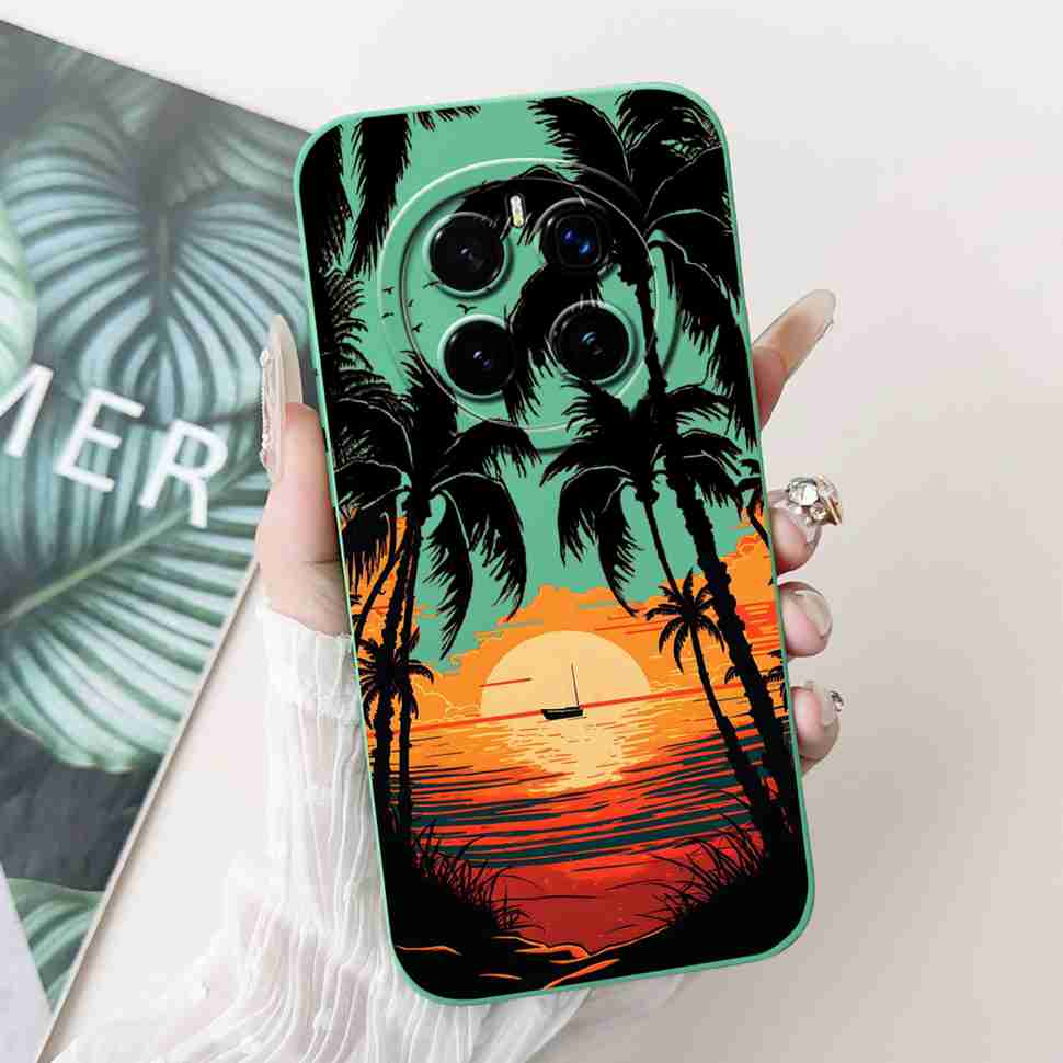 For Honor Magic7 Pro Case PTP-N49 Luxury Painted Cover Soft Silicone Phone Case For Honor Magic7 Magic 7 Pro Cover Funda Housing