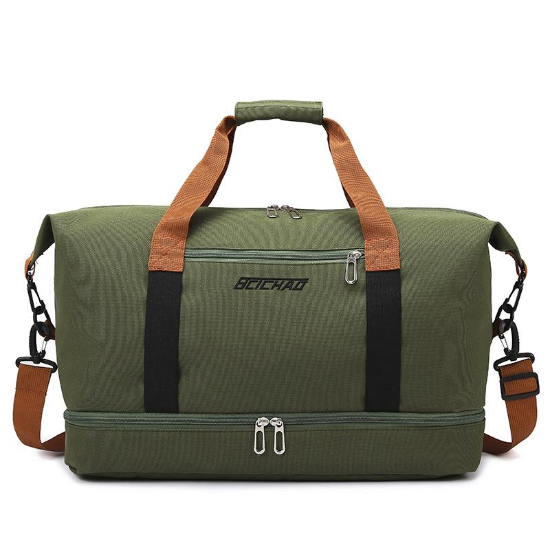 Large Capacity Lightweight Portable Travel Bag with Dry and Wet Separation, Short Distance Luggage Bag, Men's and Women's Sports Yoga Fitness Bag