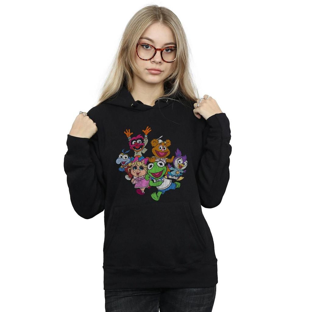 Disney Womens/Ladies The Muppets Muppet Babies Color Group Hoodie