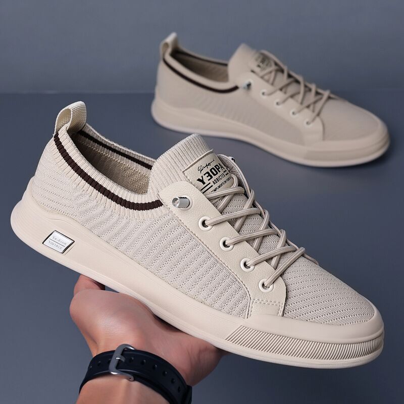 Summer Fashion Men Sneakers All-match Casual Shoes Outdoor Breathable Loafers Mesh Surface Soft Bottom Casual Loafers 2026