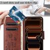 For iPhone 17 Pro Case Imprinted Mini Butterfly Leather Wallet Phone Cover
