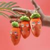 Keychain Vegetables Carrot Keychain Carrot Plush Keychain Plush Carrot Keyring Cartoon Key Holder