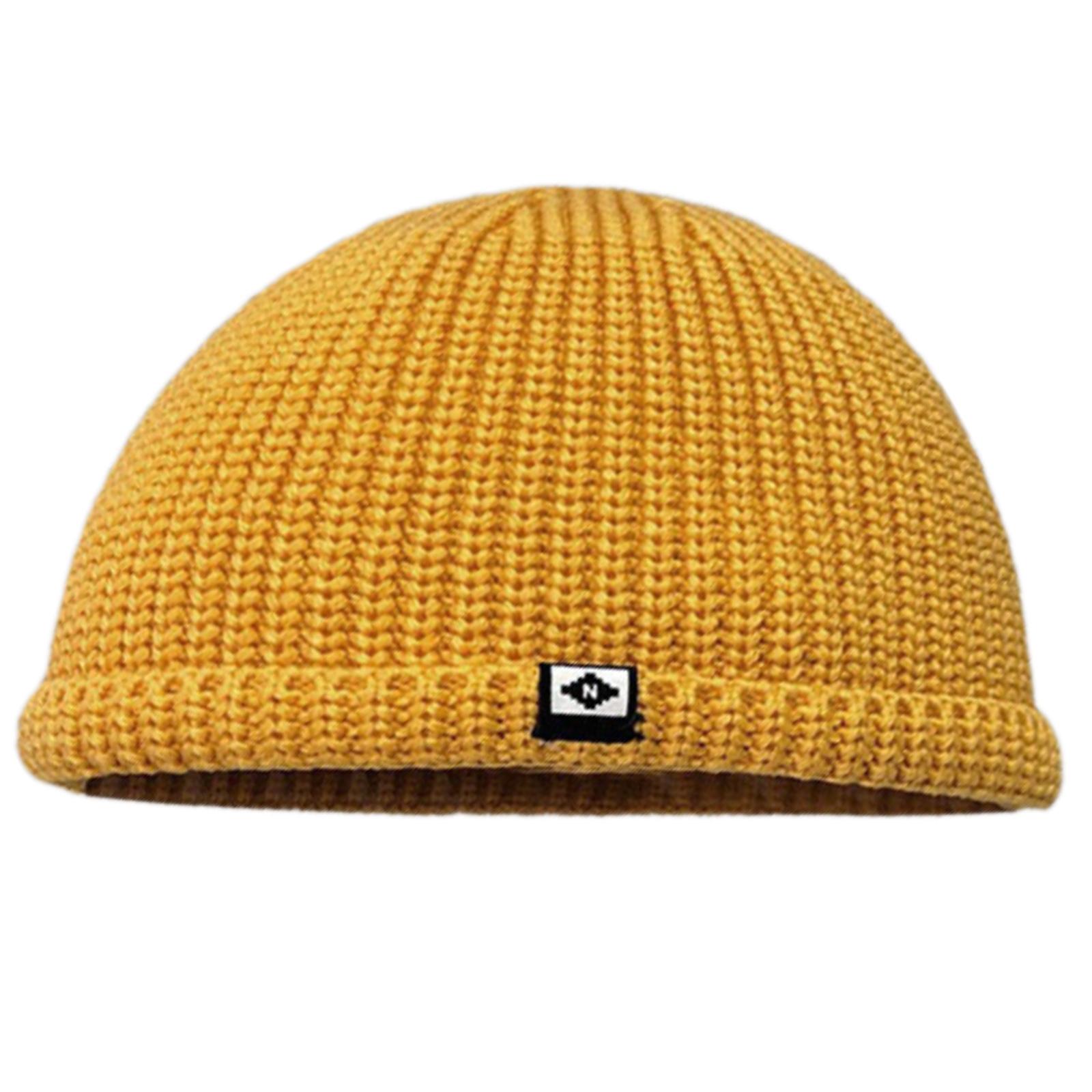 

Вязаные шапки Вязание Вязаные шапки для женщин Хип-хоп тренд Уникальная шляпа Реквизит для костюма Шапки-бини Изюминка для задающих тренд жёлтый