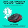 Souris - Sans fil - Logitech - M185 - Rouge - Ambidextre