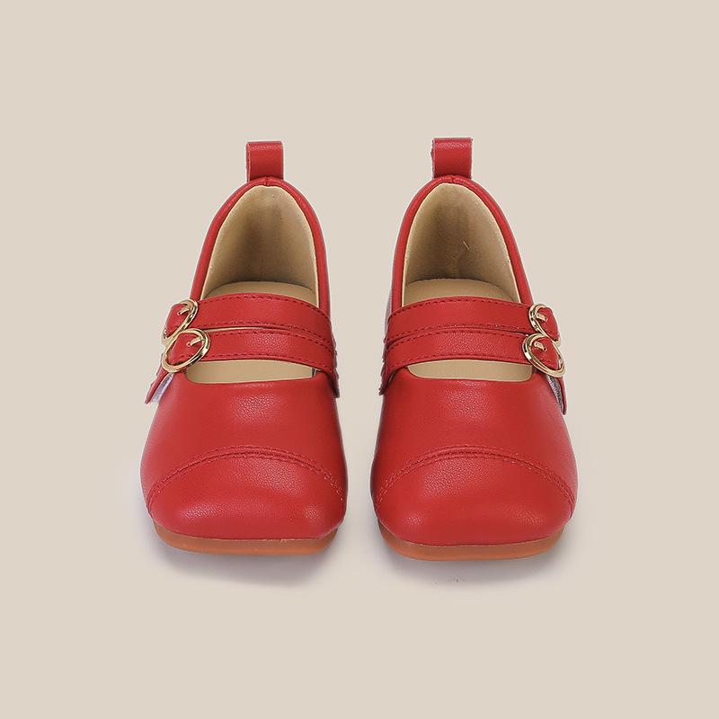 Genuine Leather Mary Jane Princess Shoes for Children - Spring & Autumn Fashion Korean Style
