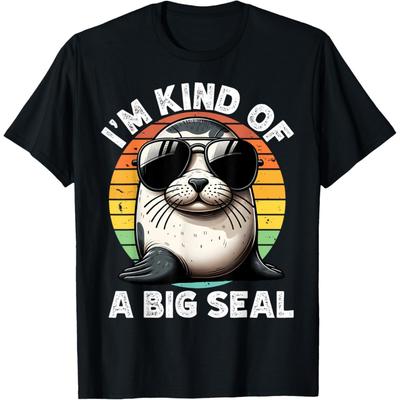 Divertido Sello Cumpleaños Juego de Palabras Niños Niñas Mujeres León Marino Lindo Camiseta