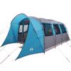 Family Tent with Roof Blue and Grey 576 x 325 x 213 cm