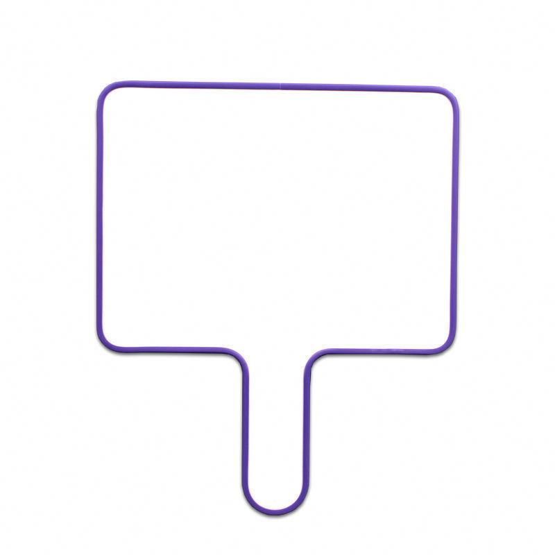 Double-Sided MDF Whiteboard Glossy Surface 21x30cm Foldable Dry Erase Answer Paddle Scoreboard Lapboard