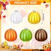 20PCS Festival Hanging Ornament 5Cm Pumpkin Baubles Decoration For Seasonal Celebration Halloween Accessories
