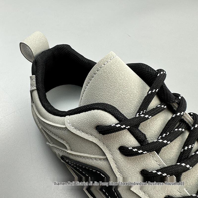 Retro European & American Fashion Men's Non-Slip Low-Top Casual Shoes - 'Forrest Gump' Wear-Resistant Sports Flats