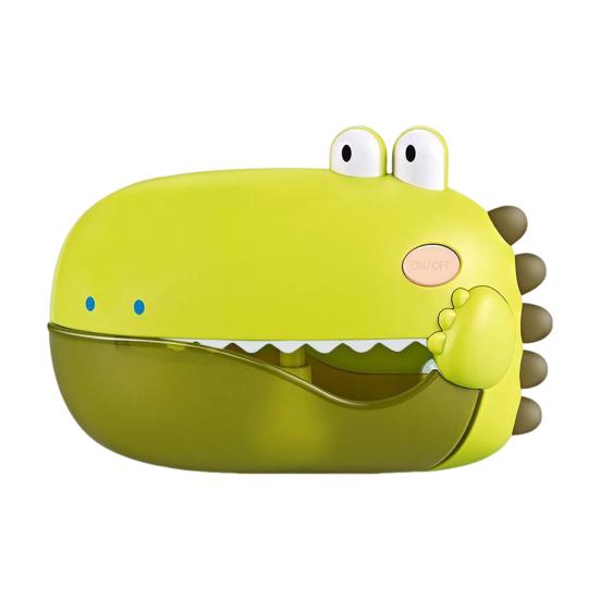 

Crocodile Bubble Machine Bath Toy for Kids Ages 4-8 Toddler Bathtub Bubble Maker Educational Toy Gift for Boys Girls зелёный