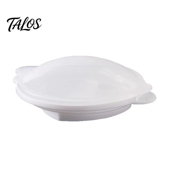 Reusable Egg Cooking Tray Heart Shape Microwave Poacher with Lid & Handle, Heat-Resistant Food-Grade PP Compact Cooker for Tender Poached Eggs,