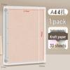 Multi-Size DIY Photo Album Binder with Black Card Pages