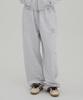 WAIKEI Logo Embroidered Sweatpants Melange White