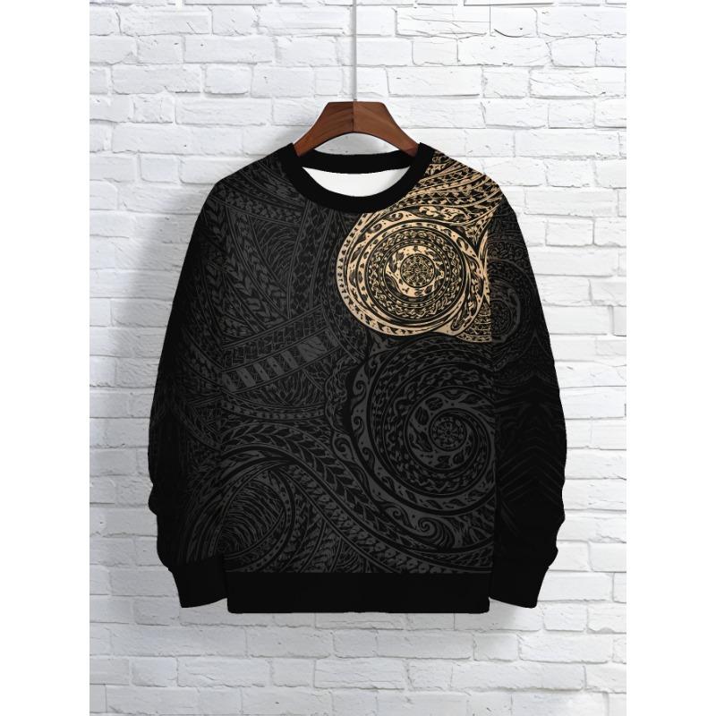 Men's fashionable and casual round-neck sweatshirts, trendy sweatshirts for autumn and winter, suitable for home leisure and travel essentials
