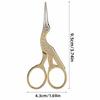 Stainless Steel Vintage Style Scissors Compact Size Craft Cutting Scissors  Nail art trimming