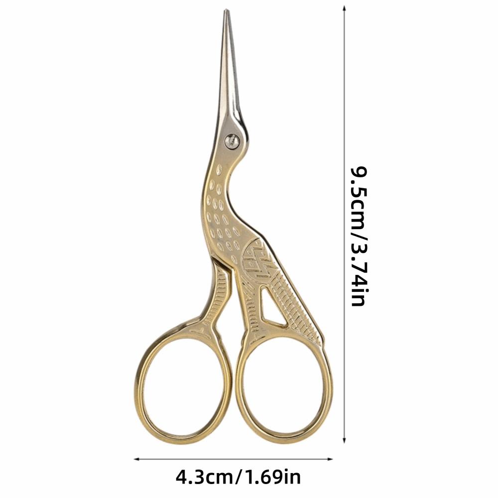 Stainless Steel Vintage Style Scissors Compact Size Craft Cutting Scissors  Nail art trimming