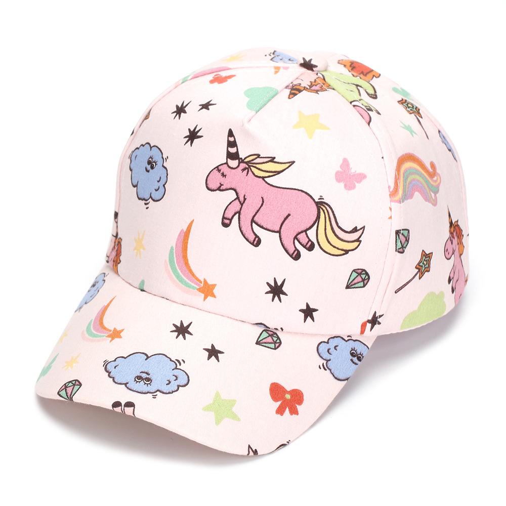 Children's Cartoon Animal Baseball Caps - Spring/autumn - Boys' Cute Beanie Hats - Girls' Sun Hats