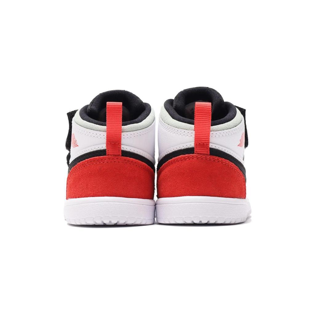 Jordan 1 Mid Alt White Black Red Spruce TD AR6352-100
