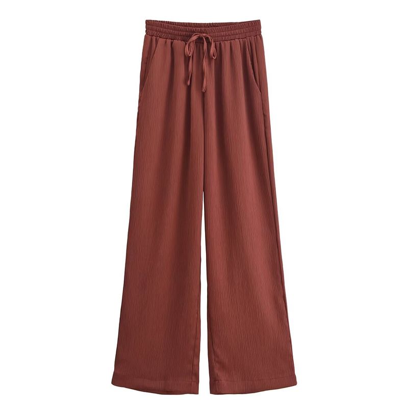 Za Autumn New Women clothes 2025 Western Style French style Fashion Wrinkled Double Breasted Blazers Trousers Set