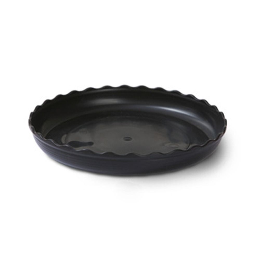 5pcs Round Planter Tray Resin Flowerpot Chassis Easy To Clean Flowerpot Tray  Hotel