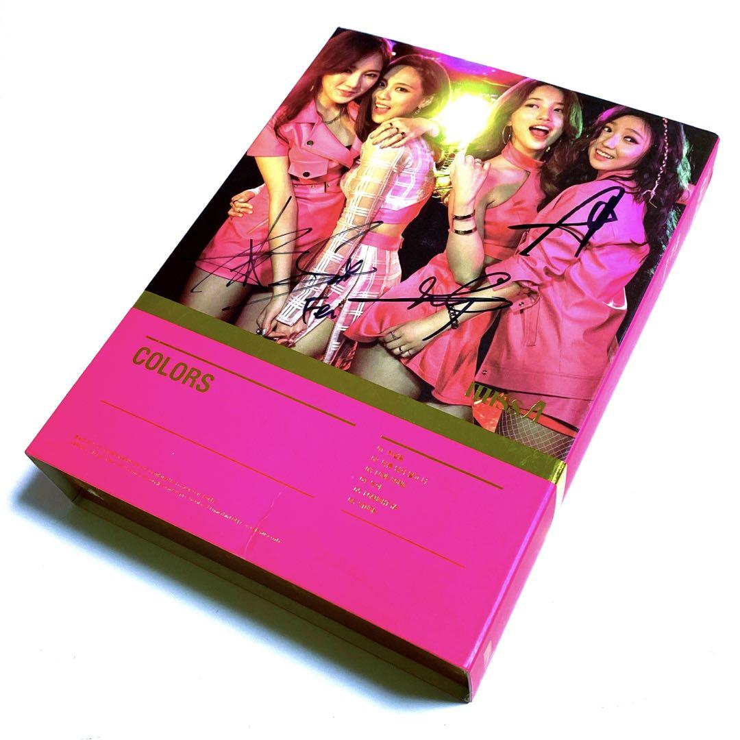

[USED] MISS A 7th Album COLORS (Korean Edition) Autographed by Members