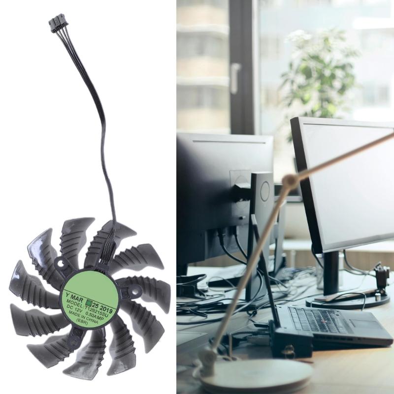87MM T129215SU 4Pin Cooling Fan for 980 Ti R9 390X 390 RX 480 580 1060 1080 1070 1070Ti Graphics Card Coolers Fan