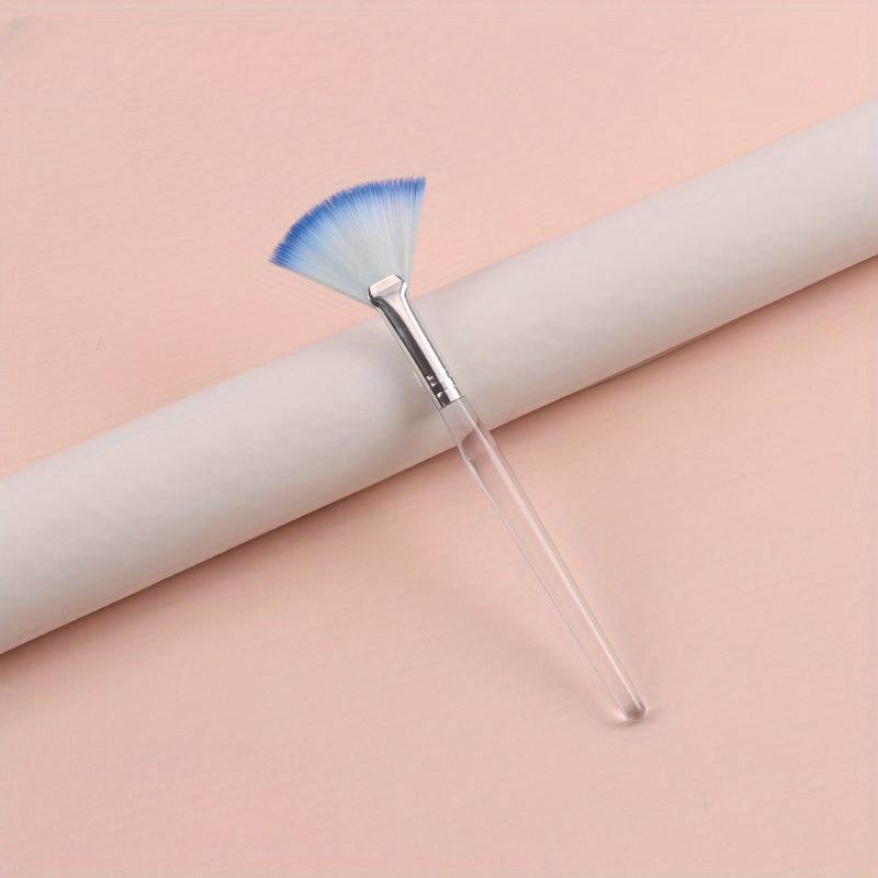 Facial Brushes Fan Makeup Brushes Soft Portable Face Mask Brushes Cosmetic Tools for Women Ladies Girls