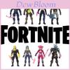 Fortnite 8pcs Figure Doll Armed Children Gift Cake Ornaments For Birthday Christmas