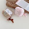 Suitable for Plush Bow Apple AirPods 1st Generation Bluetooth Earphone Protective Cover, Pro1 Earphone Case, Apple 1st Generation